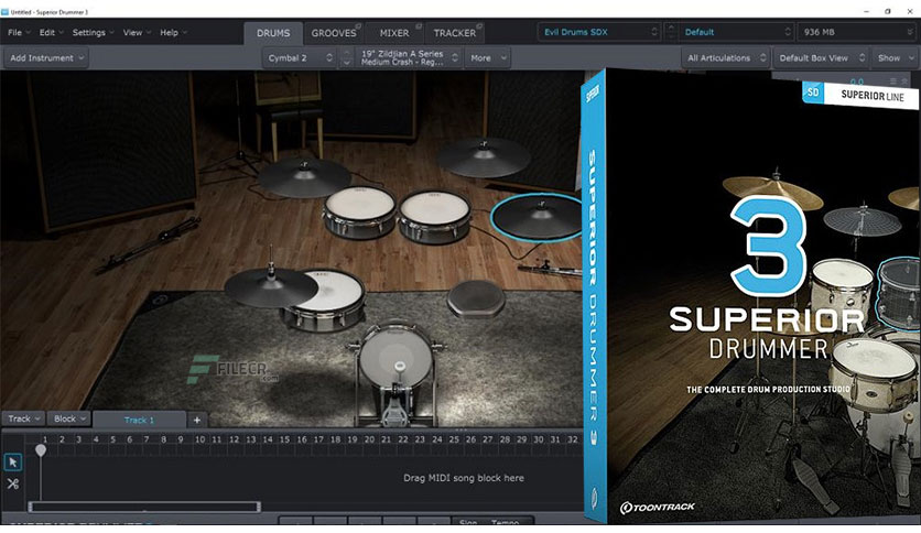 Toontrack Superior Drummer 3.2.5 Crack & Full Torrent 2021 Download