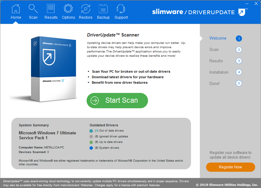 SlimWare DriverUpdate Crack 5.8.22.75 + Latest Version Free Download