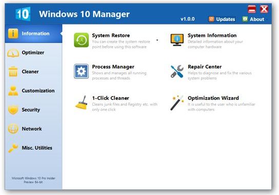 Windows 10 Manager 3.6.9 Crack Full Patch & Keygen 2022