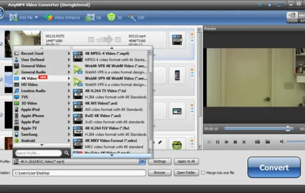 AnyMP4 Video Converter Ultimate 